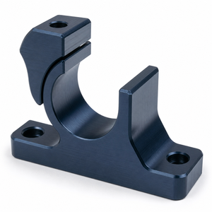 CNC Machined Aluminum Optical Mount Bracket Curved Jaw Counterbored Base Anodized for <b>Laser</b> Mirror Lens Holder - Product Image 1