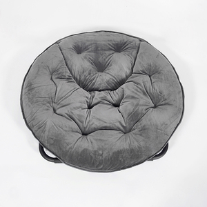Haute qualité <span class=keywords><strong>gris</strong></span> paresseux canapé chaises fausse fourrure salon pliable <span class=keywords><strong>daim</strong></span> velours rond confortable soucoupe lune <span class=keywords><strong>chaise</strong></span> pour chambre - Product Image 6