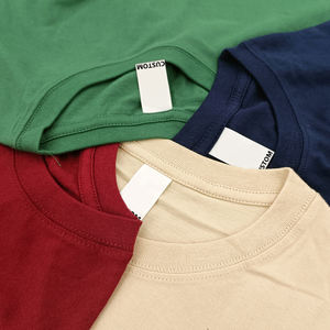 T-shirt surdimensionné en gros pour hommes, T-shirt Streetwear vierge 100% coton - Product Image 1