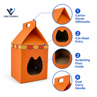 Maison à gratter pour chat en carton ondulé en forme de carton de lait, mobilier d'intérieur, vente en gros