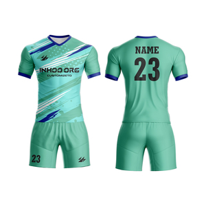 Personalizable Equipo de Fútbol Jersey Uniformes Estilo Directo Hecho en Fábrica Técnicas de Bordado Ropa Teñida Uniforme de Fútbol - Product Image 4