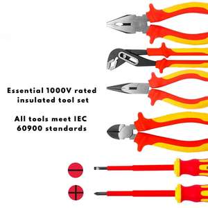 Multifunctional Auto Repair VDE 1000V Insulated Tool Box 12 PCS Full <b>Set</b> Carbon Steel Screwdriver and Hand Tools for Car Repair - Product Image 6