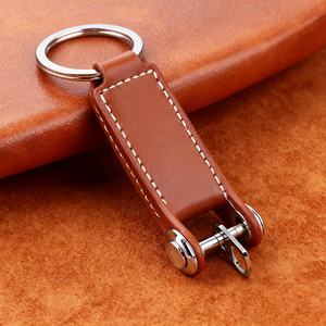 Porte-clés extensible en cuir véritable de qualité supérieure, pochette organisatrice de clés pour cadeau d'affaires - Product Image 6