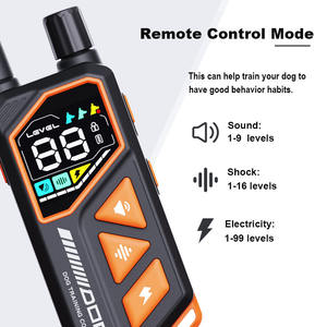 स्मार्ट थाई कुत्ता झटका कॉलर 3300फीट नियंत्रण दूरी ip7 वाटरप्रूफ प्रशिक्षण कॉलर 3 प्रशिक्षण मोड कुत्ते छाल नियंत्रण - Product Image 5