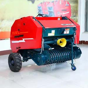 Farm Use Ce Approved Mini Round Hay Silage Baler Straw Baling Wrapping Round Hay Baler Machine