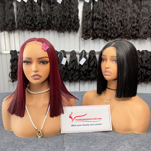 Hot Deal color Bone Straight Wig Cabello humano Raw Virgin Extensiones de cabello vietnamita Alta calidad grande en stock precio al por mayor - Product Image 4