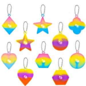 Jouets anti-stress personnalisés à manivelle, sifflets colorés rotatifs à presser pour fêtes et événements - Product Image 1