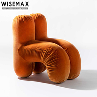 WISEMAX FURNITURE Nordic moderne long pouf banc luxe velours banc chaise maison meubles chambre velours lit bout tabouret banc