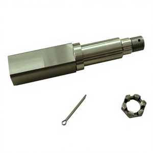 Nouvel ensemble de moyeu de remorque à 4 boulons sur 4 pouces pour essieu de remorque de 2200 lb, à utiliser avec des arbres carrés de 1 pouce et des broches droites - Product Image 6