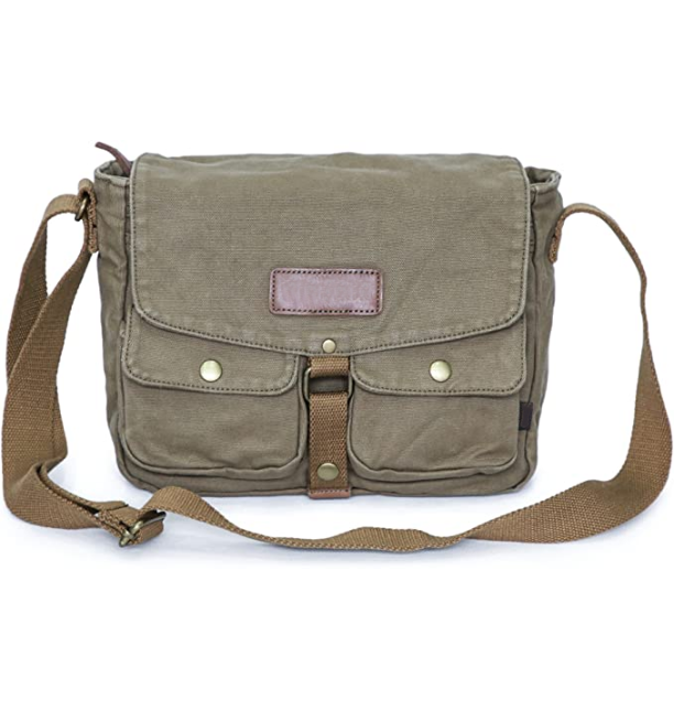 Vintage Crossbody Shoulder Bag Satchel Canvas Messenger Bag