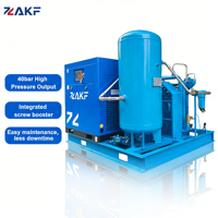 Compresor de Aire Portátil de Alta Presión ZAKF, 40 Bar, 4.0 Mpa, 8 m³/min, Imán Permanente, VSD, Pistón de Tornillo, Refrigerado por Aire