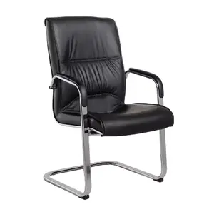 factory genuine leather PU executive visit chair bow chair office for client