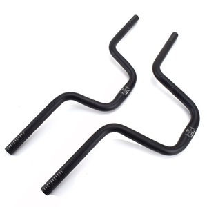 Hợp kim nhôm 25.4 Xiaoyan tay lái 412 Chiều cao sửa đổi ngang Retro M tay lái gấp Tay Lái Xe Đạp - Product Image 1