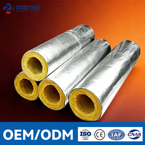 Sound Absorption Glass <b>Wool</b> Insulation Tube Waterproof Fire Resistant Modern Square Sheet Roof Application - Product Image 1