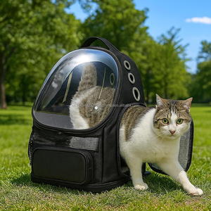 Custom Pet <b>Carrier</b> Backpack for <b>Small</b> Cats <b>Dogs</b> Collapsible Travel <b>Carrier</b> with Bubble Window <b>Dog</b> Cat Backpack Breathable Mesh - Product Image 2
