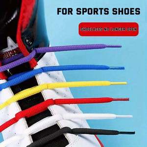 Lacets plats tressés en polyester imprimé haute résistance, de qualité supérieure, neufs, pour le sport, marque HenHenAi, diamètre 4mm/5mm/6mm - Product Image 5