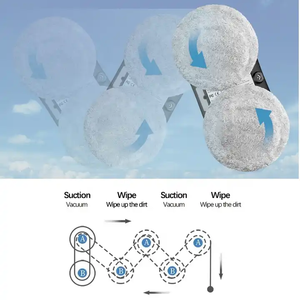 Con pulverización de agua limpiador de vidrio exterior industria inteligente eléctrica de gran altura limpiador de ventanas de vidrio inteligente <span class=keywords><strong>robot</strong></span> de limpieza - Product Image 6