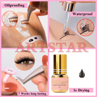 Colle à cils liquide transparente, imperméable, à séchage rapide, longue durée, hypoallergénique, sans odeur, végane, sans alcool, OEM ODM, vente en gros personnalisée