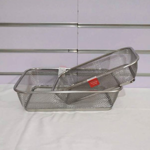 Stainless Steel Mesh <b>Basket</b> Rectangle 0 1L <b>Storage</b> Fruit <b>Basket</b> Household Commercial Use - Product Image 2