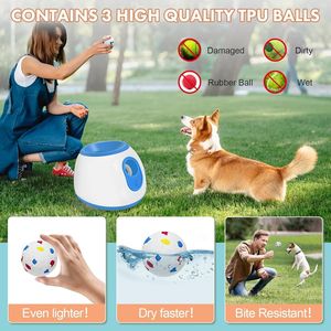 <b>Dog</b> toy <b>ball</b> tennis <b>launcher</b> throwing <b>ball</b> automatic <b>ball</b> machine walking <b>dog</b> bite-resistant <b>ball</b> pet border animal husbandry - Product Image 3