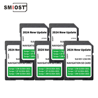 Para SMIOST coche Android navegación GPS tarjeta SD Micro Memorial Software para Skoda MIB2 Europa Superb 3 Rapid
