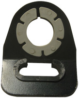 Ceinture de sécurité de voiture à 3 points, plaque d'ancrage métallique, sangle de fixation, partie fixe de la ceinture de sécurité