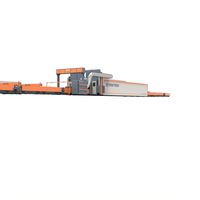 Línea de pulverización automática de secado y pintura de estructuras de acero altamente eficiente con escaneo 3D