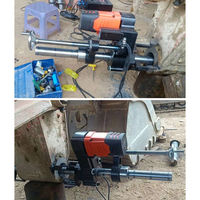 Machine de soudage et d'alésage intégrée portable, machine d'alésage et de soudage en ligne CNC, moteur horizontal fourni 220V, produit phare 2025