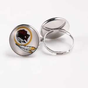 Tampa Bay Buccaneers Equipo deportivo Anillo de joyería Cowboys Pirates Steelers Chiefs y otros 32 logo Pulseras de piedras preciosas de tiempo - Product Image 3