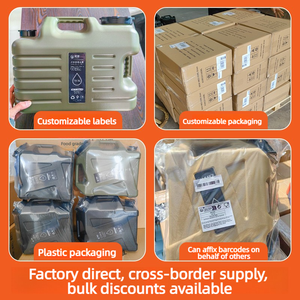 Réservoir d'eau portable PE pour camping en plein air, seau pour voiture avec robinet, <span class=keywords><strong>sac</strong></span> de stockage d'eau minérale pure de forme carrée - Product Image 2