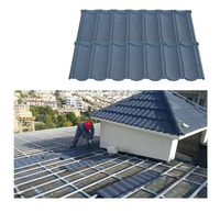 Tôles de toiture en métal ondulé revêtues de pierre au design moderne - Durables, anti-UV, résistantes à la chaleur, ignifuges et imperméables