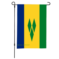 Drapeau de jardin patriotique de Porto Rico, décoration de jardin résistante aux intempéries, imperméable, pour pelouse, cour, patio, porche, toutes saisons