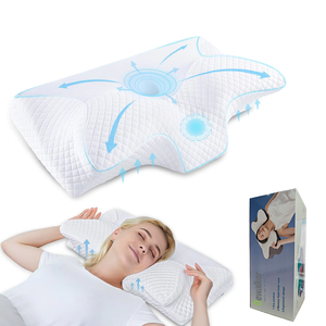 Bantal Busa Memori Premium yang Dapat Disesuaikan, Sejuk & Menopang untuk Nyeri Leher, Sempurna untuk Tidur Menyamping & Telentang - Product Image 1