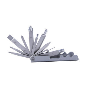 13 In 1 Folding Multifunctional Combination <b>Tool</b> Portable Stainless Steel Screwdriver Set For Household Repair Outdoor Daily Use - Product Image 1