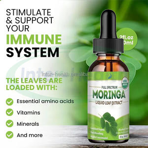 Оптовая цена, органический жидкий экстракт листьев Моринги, капли, напиток, витамин С, повышение энергии, иммунная Моринга, капли - Product Image 3