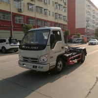Vente directe d'usine Foton composant camion à ordures crochet bras pas de collecte de fuite 4x4 camion à ordures