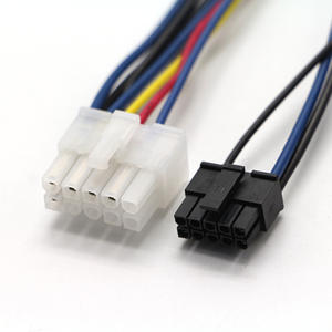 Câble d'alimentation PCI Express 8 broches vers double Molex 4 broches, câble répartiteur d'alimentation PSU 18AWG pour PC de bureau, GPU et disque dur - Product Image 2