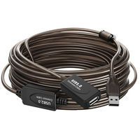 Hochgeschwindigkeits 5m 10m 15m 20m 25m 30m USB 2.0 Repeater Aktives Verlängerungskabel mit Signalverstärker-Chipsatz