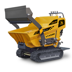 Petit Dumper <span class=keywords><strong>à</strong></span> haute levée Mini Dumper sur chenilles de jardin de construction Prix d'usine - Product Image 1