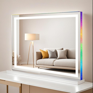 Thông minh LED gương mỹ phẩm với màu sắc mờ bổ sung ánh sáng khung kính thiết kế cá nhân vẻ đẹp trang điểm công cụ tùy biến - Product Image 1