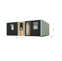 Maisons de conteneurs préfabriquées pliables étendues/conteneur de vie pliant de 40 pieds/maison de conteneur pliable à cabine extensible