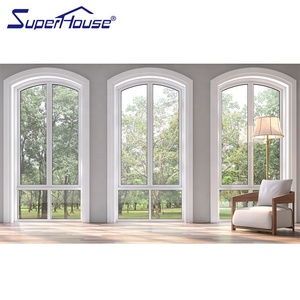 Moyen-Orient église <span class=keywords><strong>exotique</strong></span> arc incurvé <span class=keywords><strong>en</strong></span> aluminium incurvé rupture thermique grille de treillis externe fenêtre <span class=keywords><strong>en</strong></span> verre trempé de sécurité isolée - Product Image 4