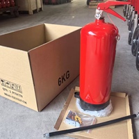 Extincteur à poudre sèche de qualité supérieure CE EN3 ISO 2KG 4KG 6KG 90% 70% avec valve CE pour la suppression des incendies