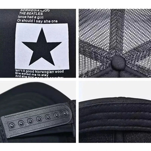 หมวกเบสบอลแฟชั่นฤดูใบไม้ผลิ หมวกแก๊ปตาข่ายแบบ Snapback หมวกฮิปฮอปเท่ๆ หมวกผู้ชาย หมวกผู้หญิง หมวกกันแดดลำลองกลางแจ้ง หมวก 5 แฉก - Product Image 3