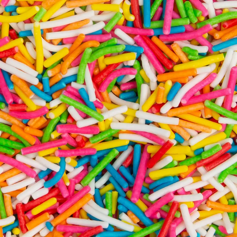 Sugar Sprinkles Solid Decoration Ingredients Mixes Wholesale Cake Sprinkles edible cake sprinkle rods