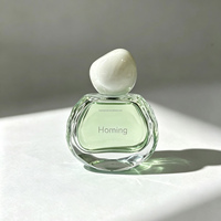 Botol Parfum Kaca Kosong Mewah 50ml Grosir Botol Wewangian Dengan Tutup Batu Alas Berat