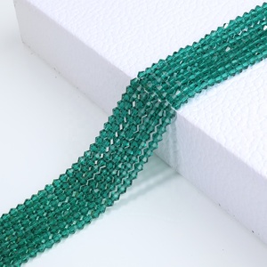 Wholesales 4mm Crystal <b>Beads</b> Faceted <b>Glass</b> Rondelle Loose <b>Beads</b> sharp Shape for DIY Earring <b>Bracelet</b> Necklace Jewelry Making - Product Image 6