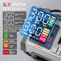 High Power Wireless Portable Car Tire Inflator Pump Newest Design Electric Digital Multi-Function Screen Made Plastic