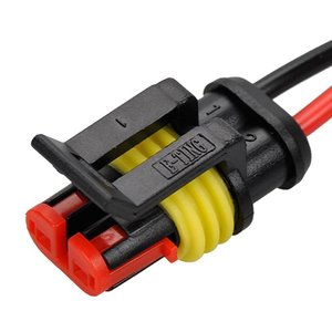 Profession elle UL-zertifizierte Molex TE AMP wasserdichte Kabelbaum 2-polige Kabel baugruppe - Product Image 4