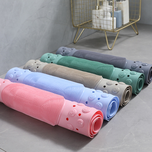 Alfombrilla <span class=keywords><strong>de</strong></span> <span class=keywords><strong>ducha</strong></span> <span class=keywords><strong>de</strong></span> <span class=keywords><strong>PVC</strong></span> extralarga moderna, resistente al desgaste y al agua, diseño antideslizante para drenaje, suelo <span class=keywords><strong>de</strong></span> vinilo para duchas - Product Image 4